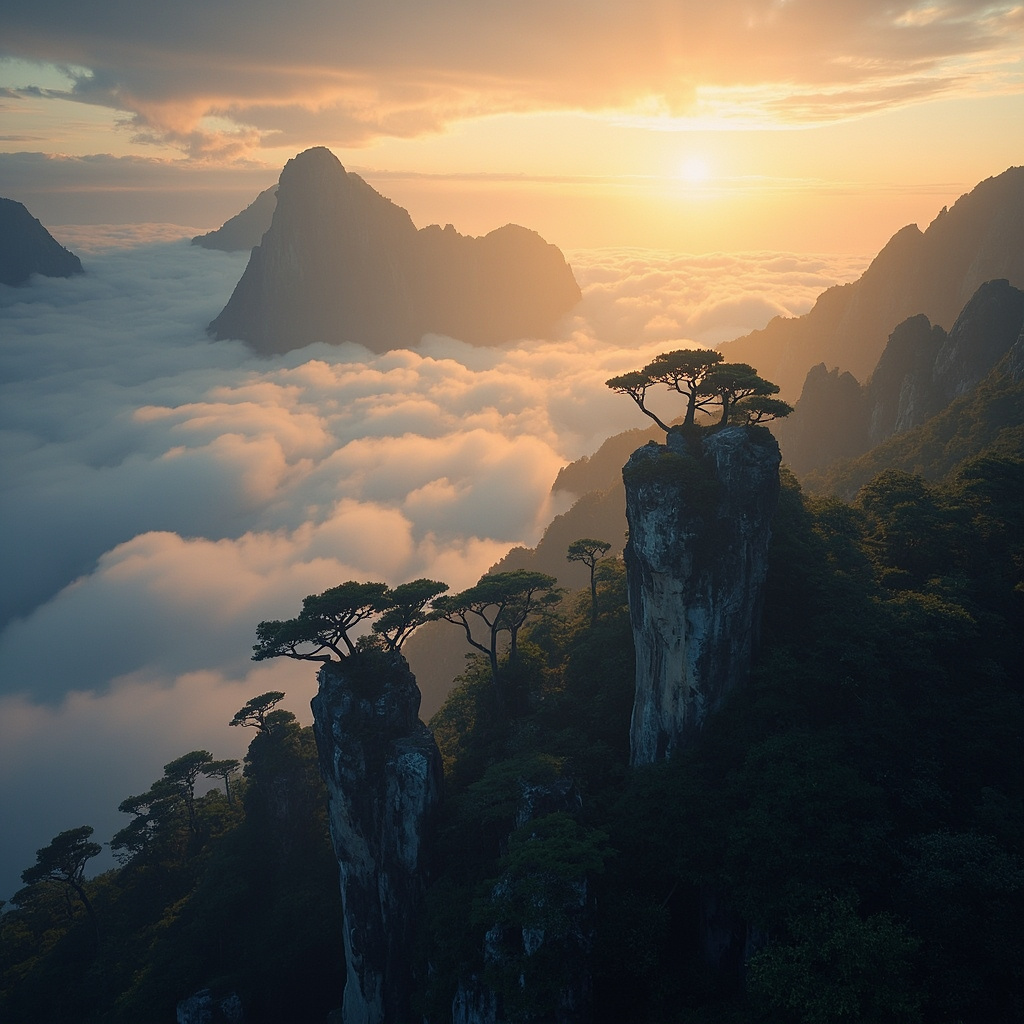 黄山：奇松怪石云海，邂逅人间仙境