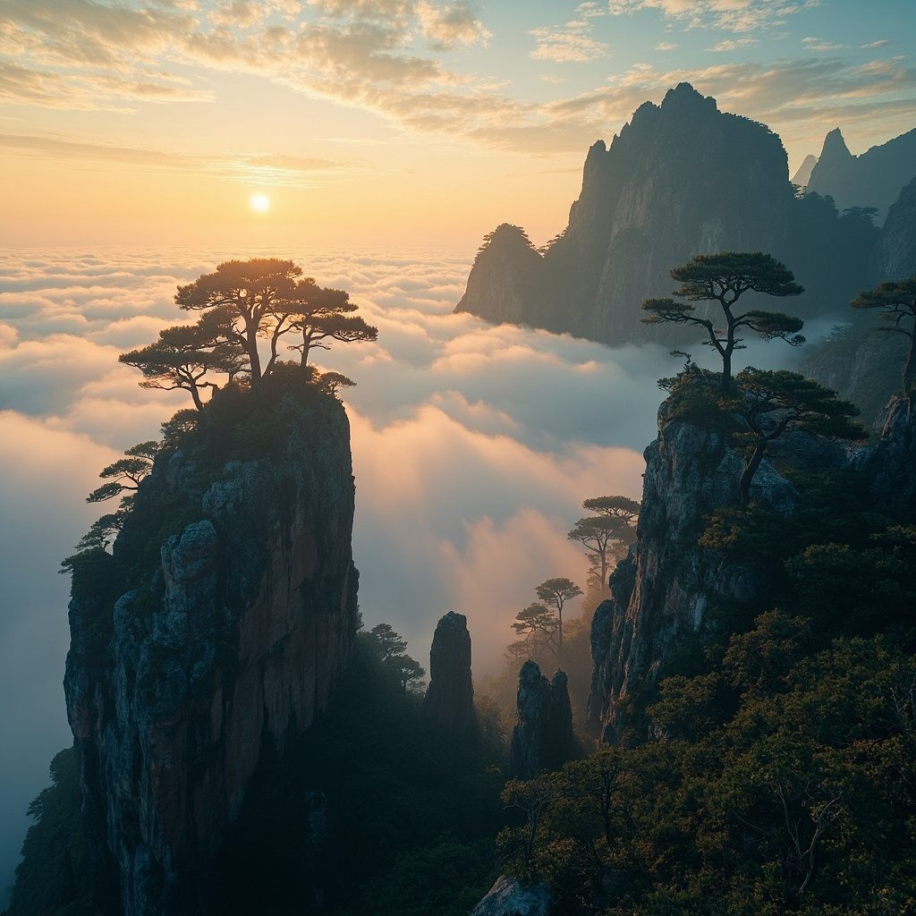 黄山：奇松怪石云海间的人间仙境