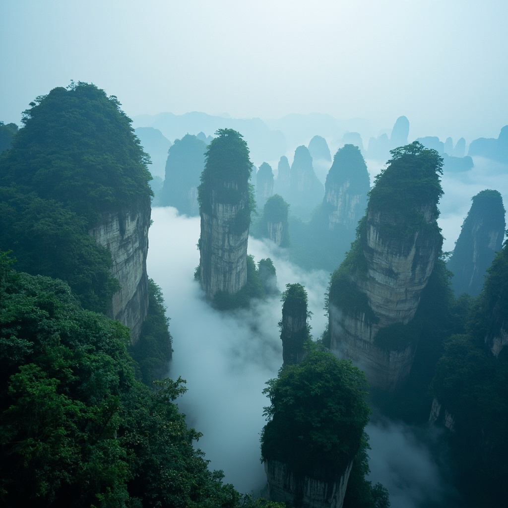 奇峰三千，秀水八百——张家界自然奇观之旅