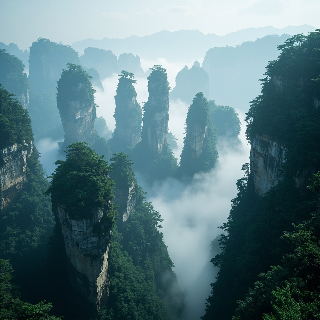 张家界:天门山玻璃栈道的惊险之旅