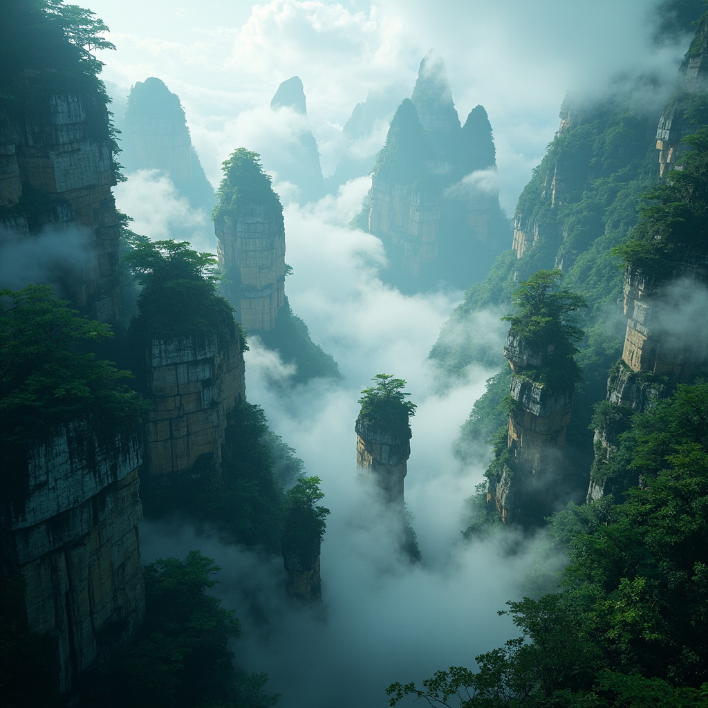 张家界：天门山玻璃栈道的惊险之旅